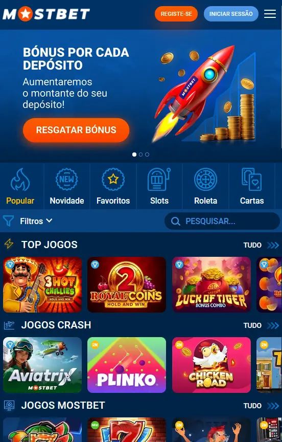 Casino móvel em Mostbet Casino móvel em Mostbet
