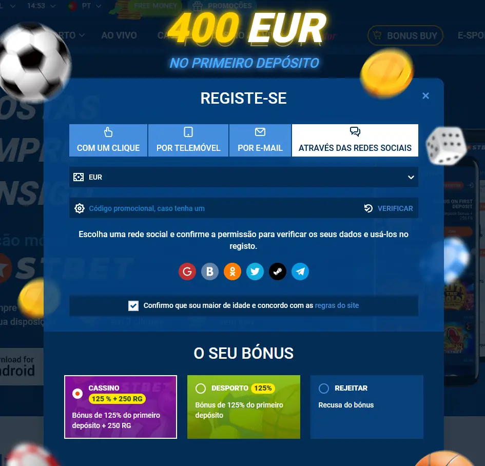 Registo via redes sociais na Mostbet Registo via redes sociais na Mostbet